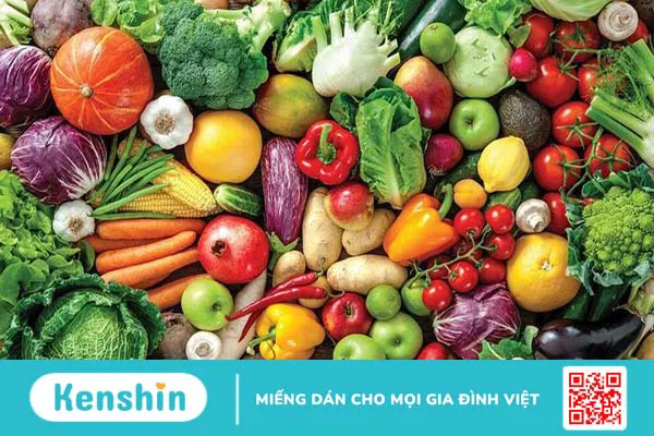 Ăn nhiều rau quả giúp cân bằng nội tiết tố tự nhiên cho chị em phụ nữ