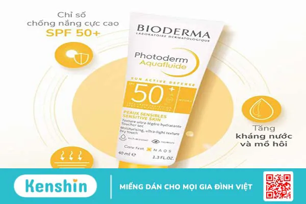 hotoderm Aquafluide SPF50+ của Bioderma 3