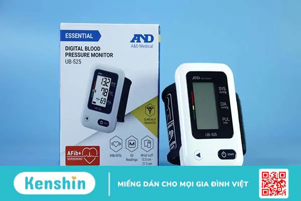 Bảo vệ sức khỏe tốt hơn với máy đo huyết áp cổ tay tự động AND UB-525 AFIB