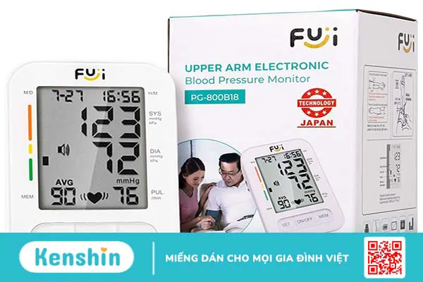 Cách cài đặt và sử dụng máy đo huyết áp Fuji PG-800B18 2