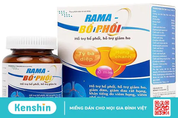 Chăm sóc sức khỏe tốt hơn với viên uống bổ phổi, giảm ho Rama 3