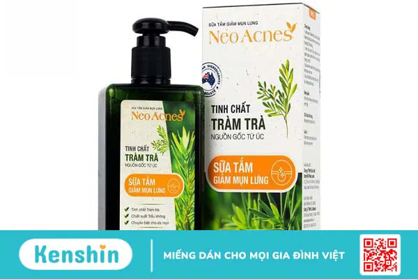 Công dụng và cách dùng sữa tắm giảm mụn lưng Neo Acnes tinh chất tràm trà