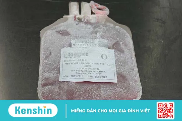 Đông lạnh hồng cầu có tác dụng gì 4