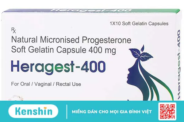 Giải quyết nỗi lo thiếu hụt Progesterone của chị em với viên nội tiết tố Heragest-400