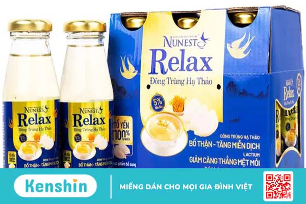 Nước yến sào Nunest Relax đông trùng hạ thảo 5%: Giảm căng thẳng mệt mỏi! 1