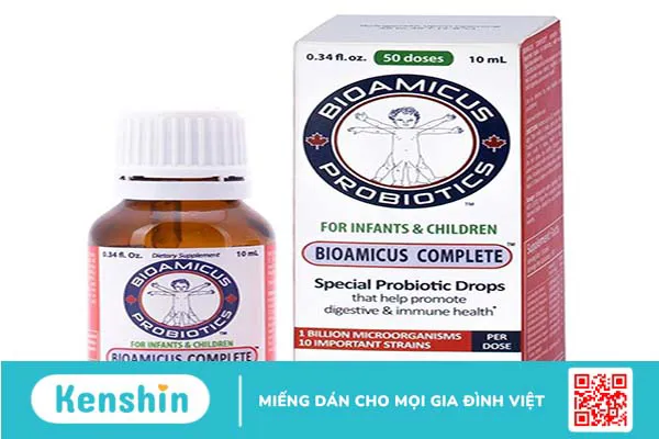 Giúp trẻ giảm triệu chứng khó chịu do rối loạn tiêu hóa với Bioamicus Complete