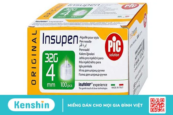 Hướng dẫn sử dụng bút tiêm insulin với đầu kim PIC Insupen Original