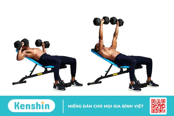 Incline Dumbbell Press - Bài tập ngực trên hiệu quả không ngờ 3