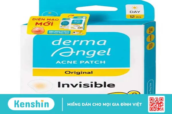 Không còn lo mụn với Miếng dán mụn ban ngày Derma Angel 3