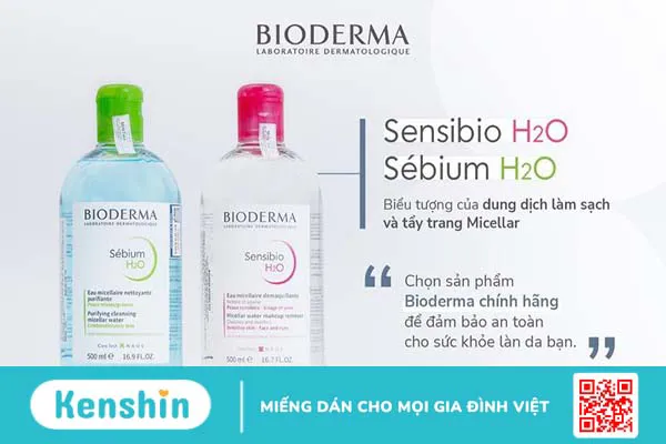 Mách bạn cách phân biệt nước tẩy trang Bioderma mẫu mới và mẫu cũ