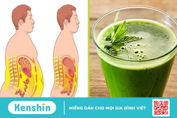 Mách bạn nước uống giảm mỡ bụng hiệu quả