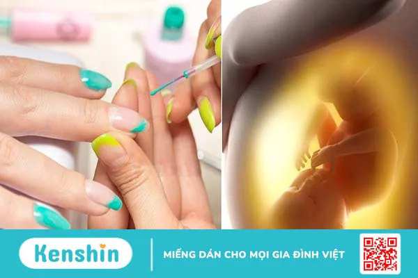 Mẹ bầu làm nail có ảnh hưởng đến thai nhi không?