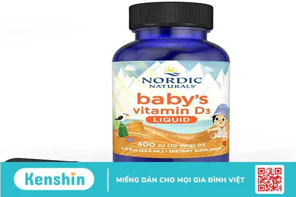 Nordic Naturals Baby’s Vitamin D3 cho sự phát triển toàn diện của trẻ