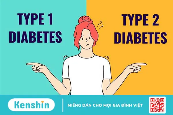 Phân biệt và so sánh tiểu đường type 1 và type 2 2