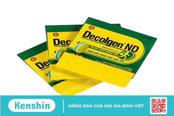 Thuốc Decolgen có phải kháng sinh không?