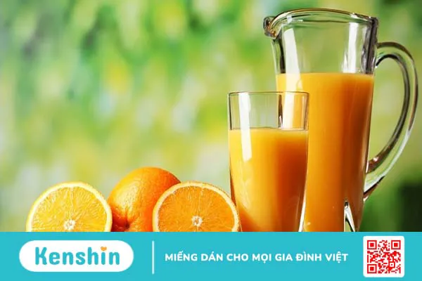 Uống nước cam có tăng chiều cao không?