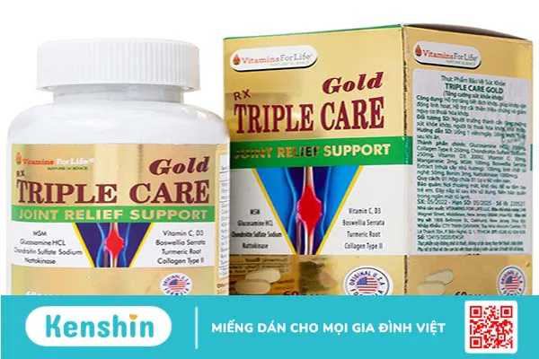 Viên uống Triple Care Gold: Giải pháp vàng cho bệnh khớp