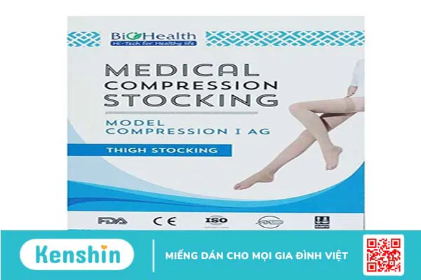 Vớ Biohealth compression I và hiệu quả hỗ trợ chống giãn tĩnh mạch chân